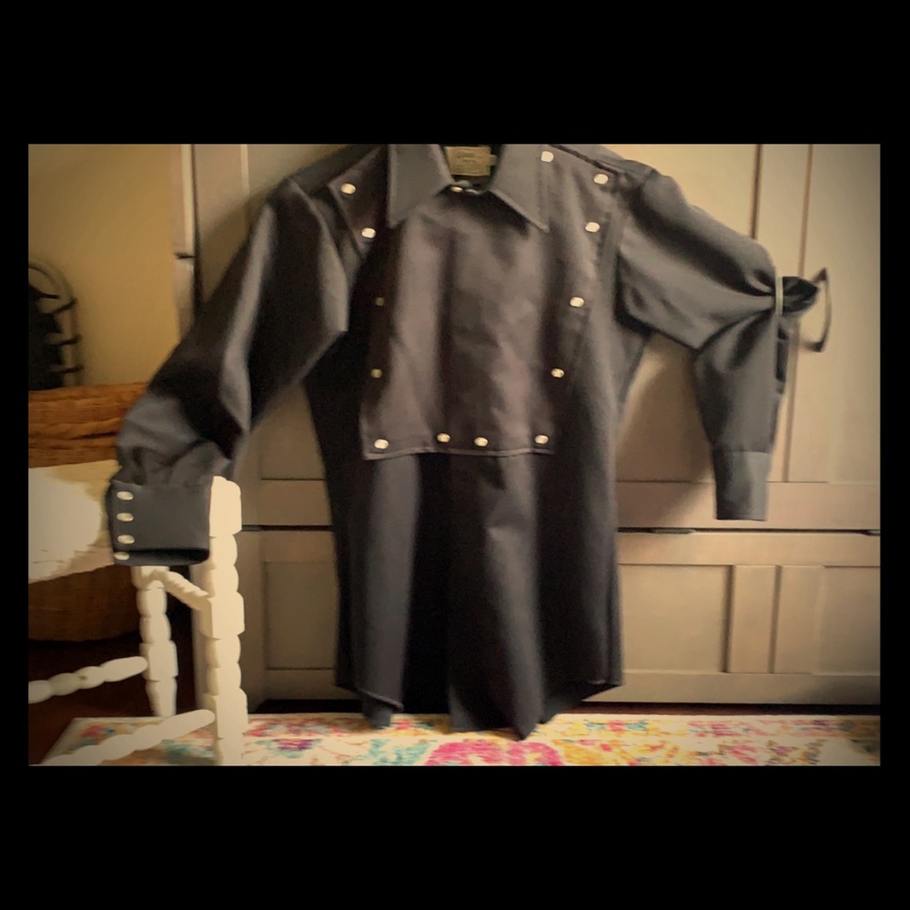 Vintage H Bar C Ranchwear Men’s Flap Bib Shirt